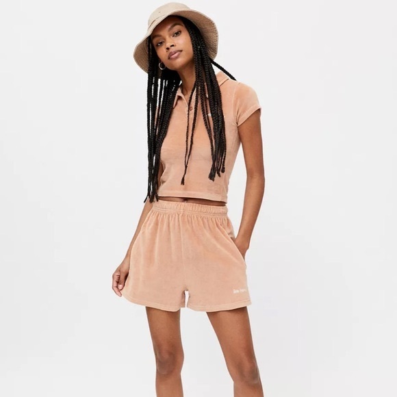 Ietsfrans Velour Crop Polo - Picture 2 of 4